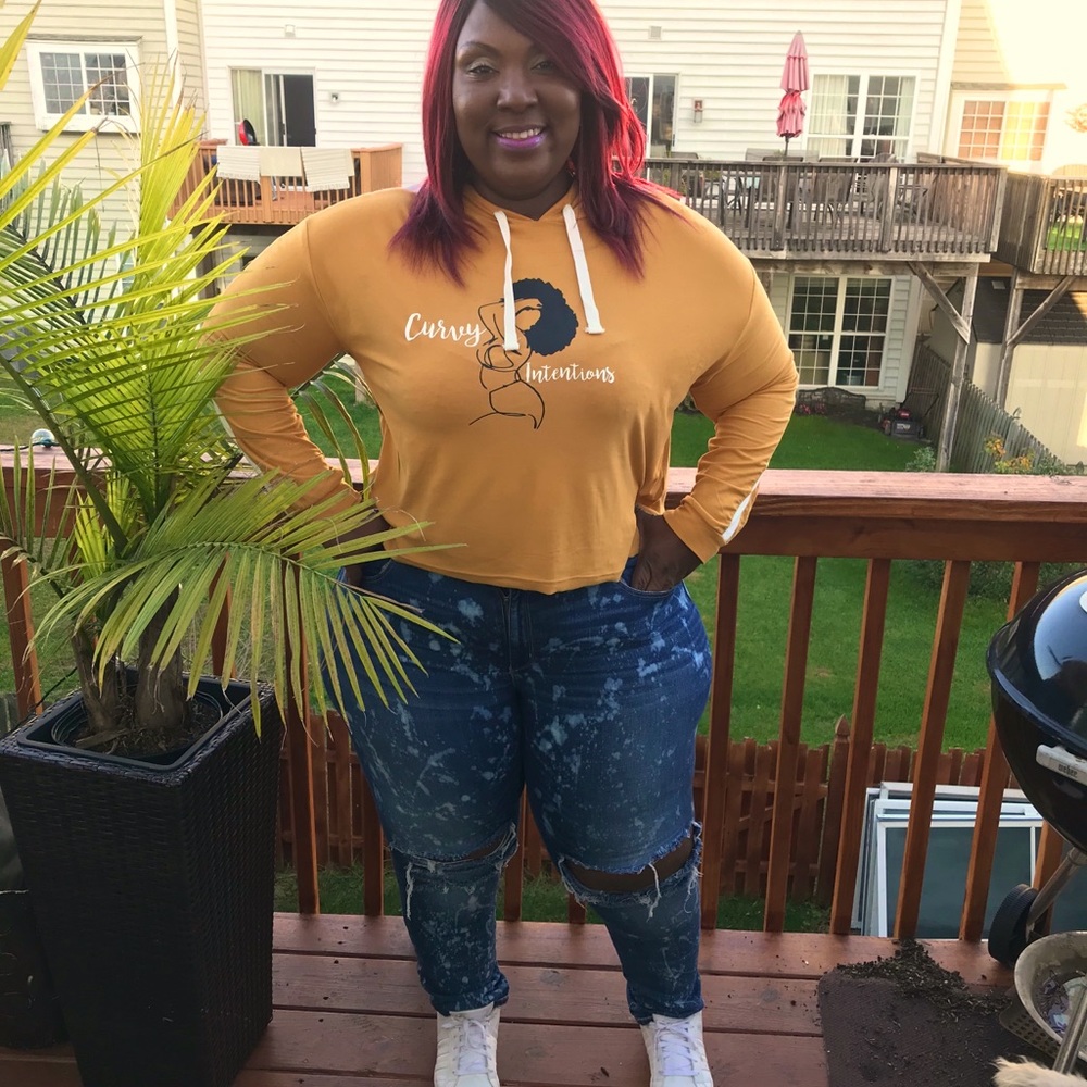 Custom Distressed Denim Jeans Plus Size